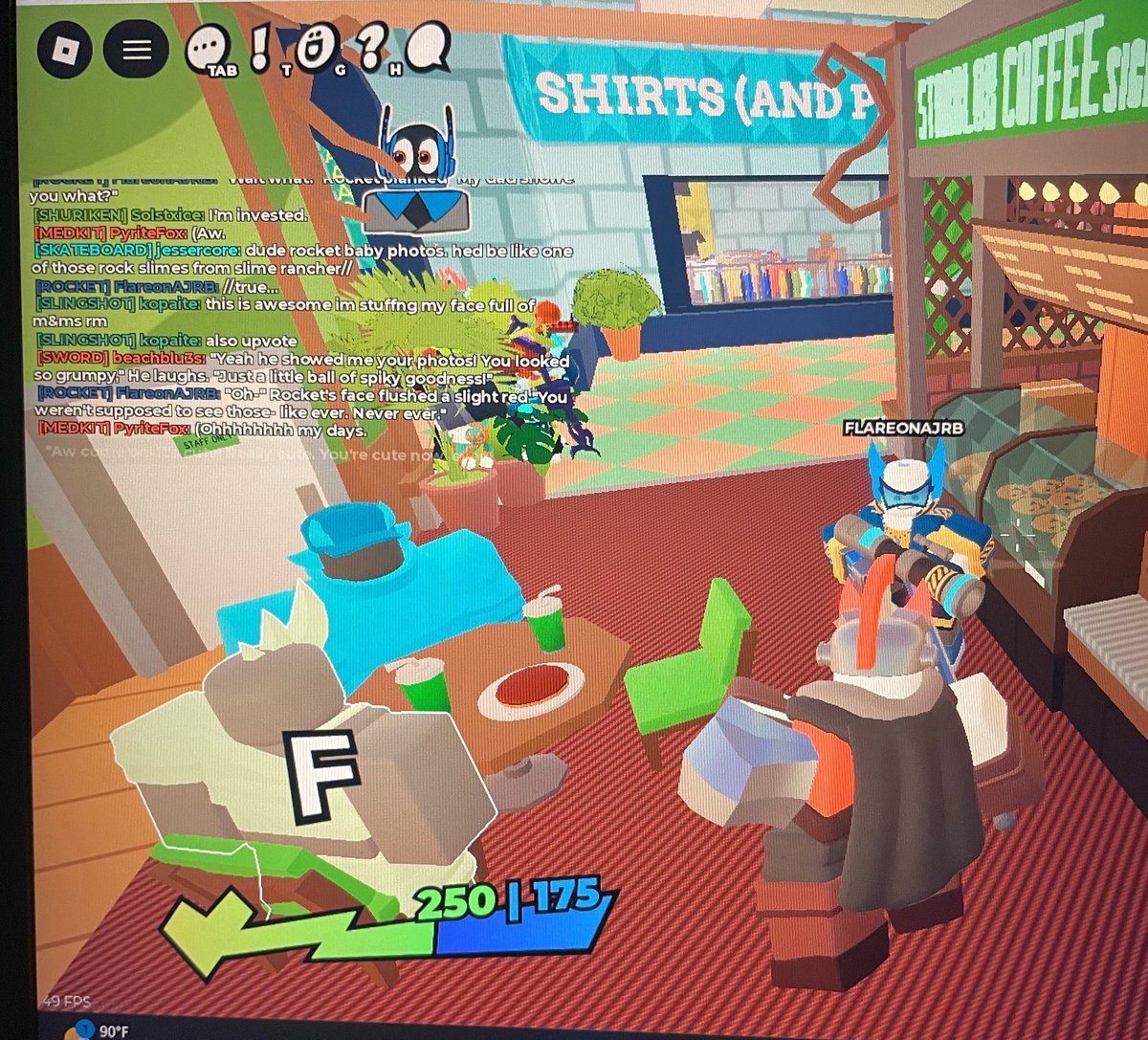 beachblu3s's tweet photo. I’m phucking crying I’m roleplaying swocket with moot and we have half the server watching us in a potted plant IM NOT EVEN JOKING  #phighting https://t.co/Y1o4YXo7n5