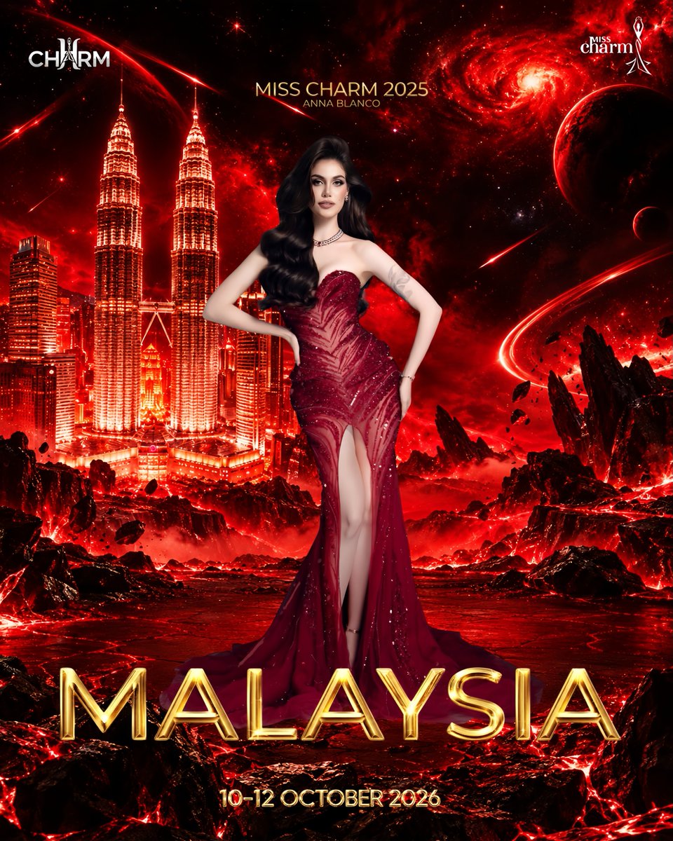 EFRIS22's tweet photo. Kuala Lumpur, get ready to welcome Anna Blanco, Miss Charm 2025, on her first visit to Malaysia. Experience Malaysia’s warmth, beauty and vibrant spirit. Kuala Lumpur, Malaysia
10–12 October 2026 https://t.co/SSGozP57NV