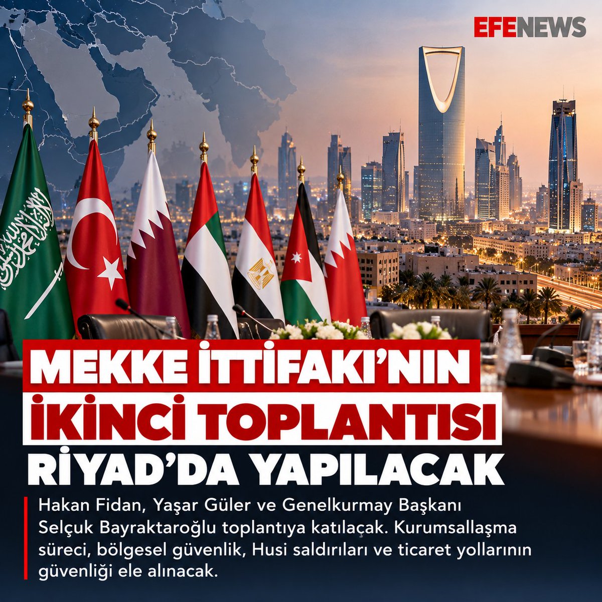 efenewstr's tweet photo. MEKKE İTTİFAKI RİYAD’DA TOPLANIYOR

#Mekkeİttifakı #Riyad #HakanFidan #Gündem #EFENEWS https://t.co/sA8Xd2GwHJ