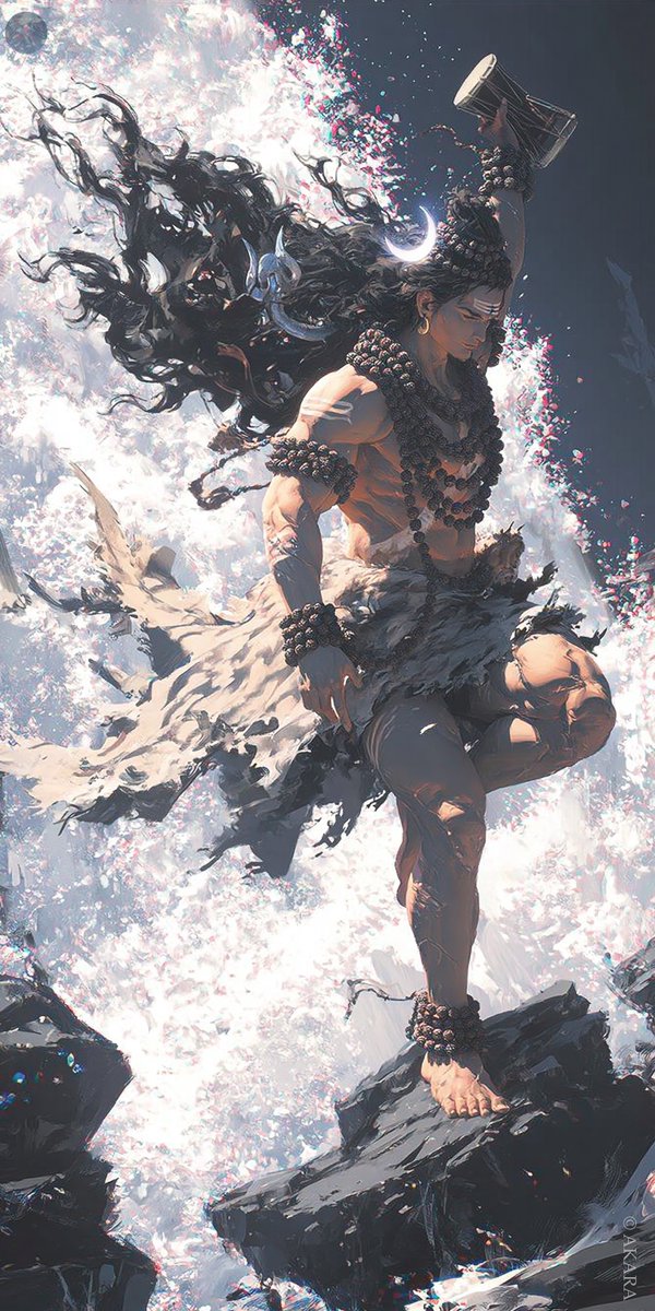 Akara__1's tweet photo. Ganga roaring, damru beating. 

The cosmic dance begins. 🌊🔱

✨Shiva Tandava ✨

#Shiva #Tandava #Mahadev #Damru #CosmicDance https://t.co/dsPN8E4TET