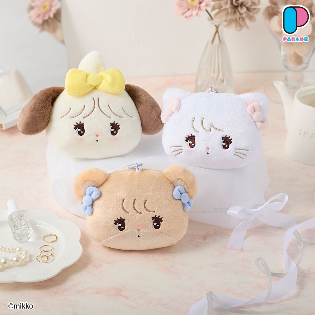 mikko_goods's tweet photo. 【10月プライズ情報】

「Lil ala mode ぬいぐるみパスケースポーチ」

ムースたちのお顔がかわいい全5種🩷
リール付きで通勤・通学にもぴったり✨

2026年10月��旬より順次登場📝

詳細はこちら👇
https://t.co/crOxZ9gbuC

#Lilalamode #リルアラモード #mikko https://t.co/qYtVTz2ong