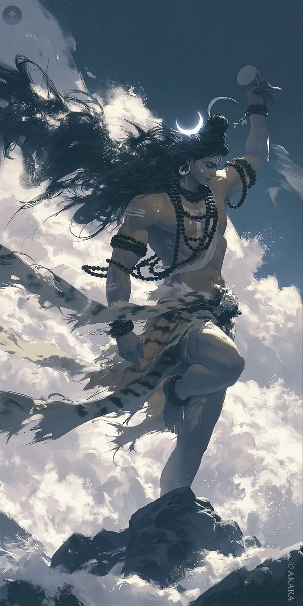 Akara__1's tweet photo. Ganga roaring, damru beating. 

The cosmic dance begins. 🌊🔱

✨Shiva Tandava ✨

#Shiva #Tandava #Mahadev #Damru #CosmicDance https://t.co/dsPN8E4TET