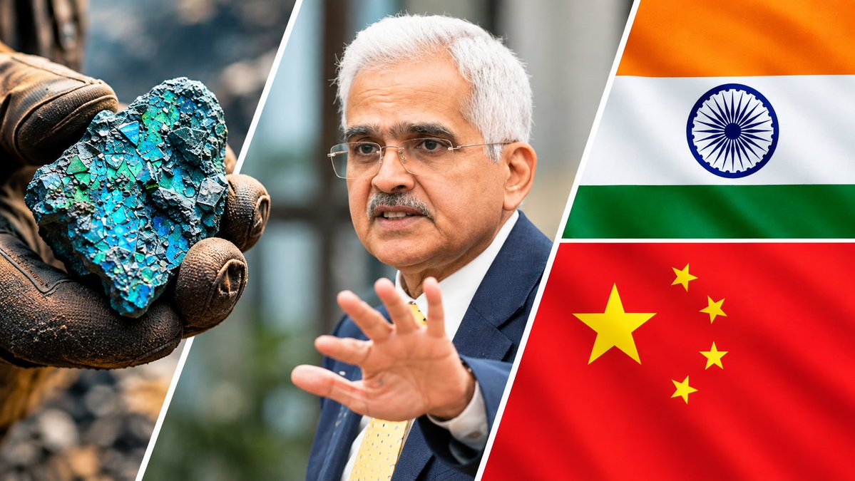 india_plus_'s tweet photo. 🚨 India is moving to cut dependence on China for rare earth magnets. 

Govt to build domestic capacity for these key components used in cars and electronics.

-  says Shaktikanta Das, Principal Secretary https://t.co/JxzalfhaAI