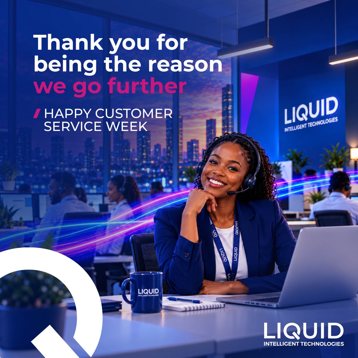 LiquidInTechZW's tweet photo. Customer Service Week starts here. Little things. Big difference.

This week, we celebrate the details that define great service; listening closely, responding quickly and taking ownership. 

At Liquid Zimbabwe, every interaction is another opportunity to go the extra mile. #CustomerServiceWeek #GoingTheExtraMile #WeAreLiquid