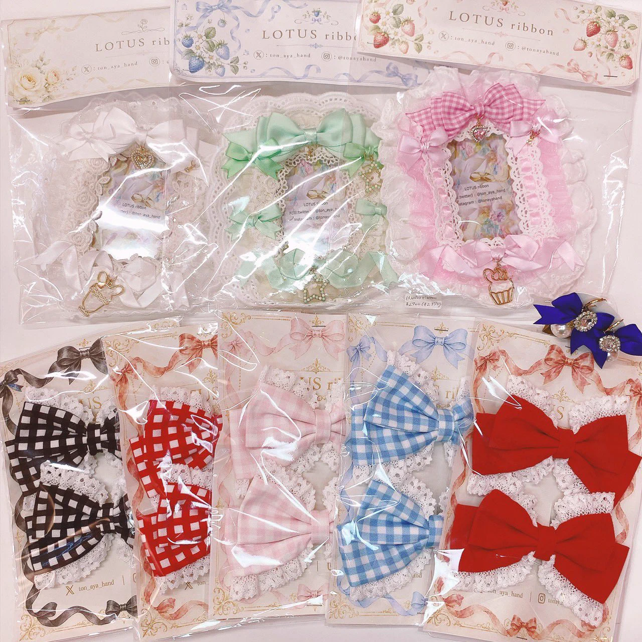 LOTUS ribbon ୨୧⑅*. (@ton_aya_hand) / X