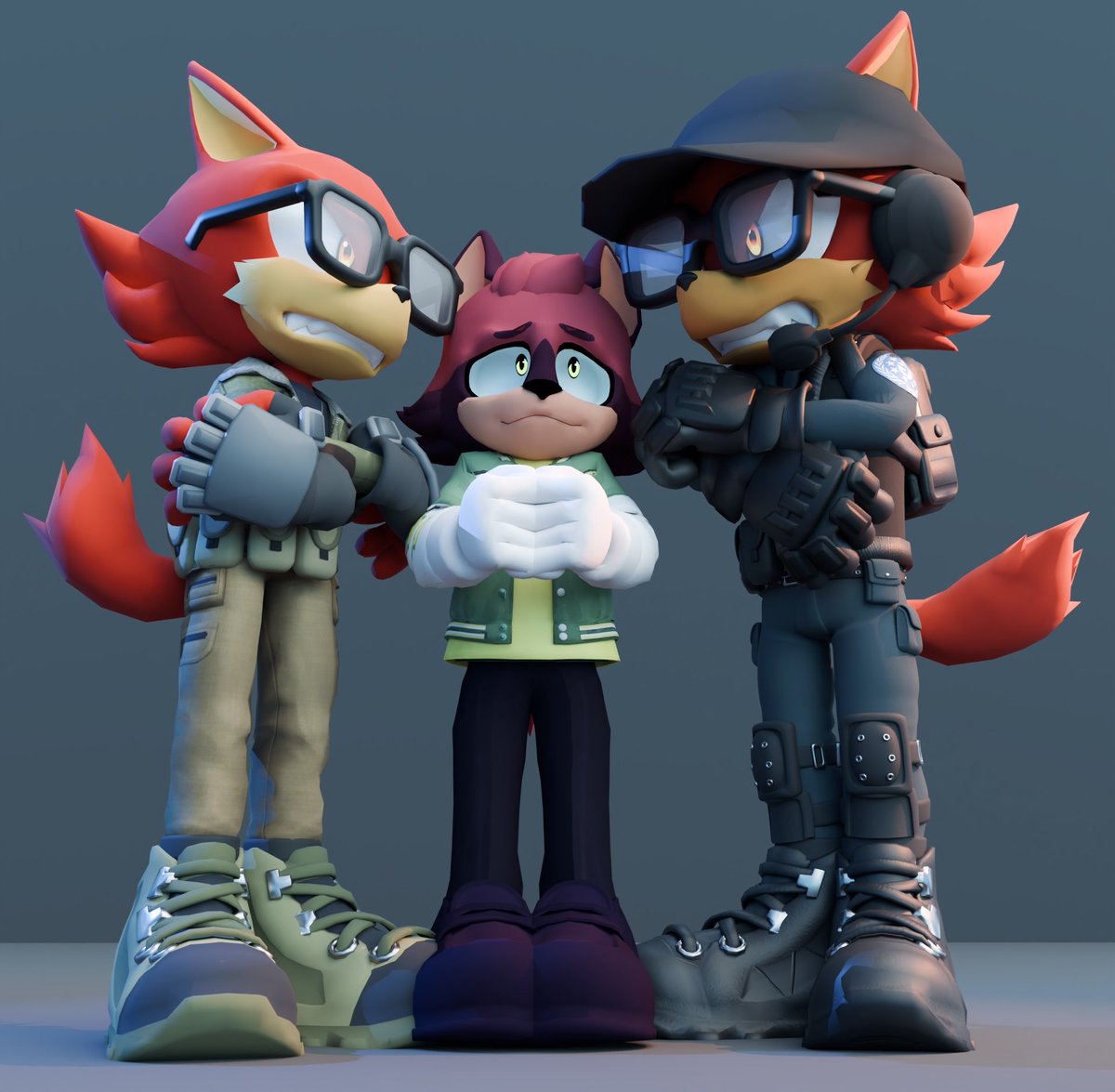 mateo_ii44's tweet photo. Uhhhh… Why is there two of them?
#badget #badgetweek #barrythequokka #gadgetthewolf #sonicart https://t.co/4UQNiYPUTV