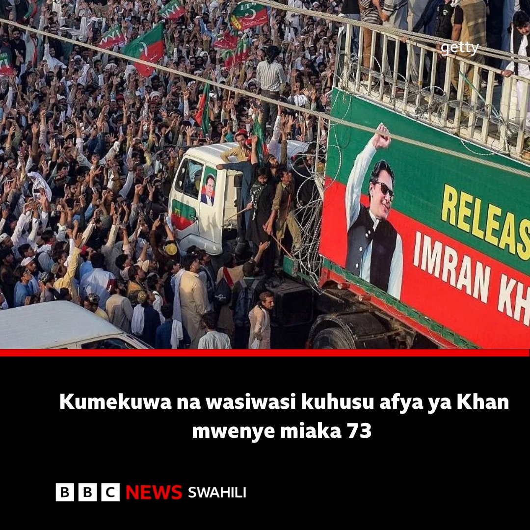 bbcswahili's tweet photo. Wafuasi wa waziri mkuu wa zamani wa Pakistan, Imran Khan wafanya mandamano kuelekea mji mkuu
https://t.co/hGMnQk0hjg https://t.co/vuu2Z78Jgb