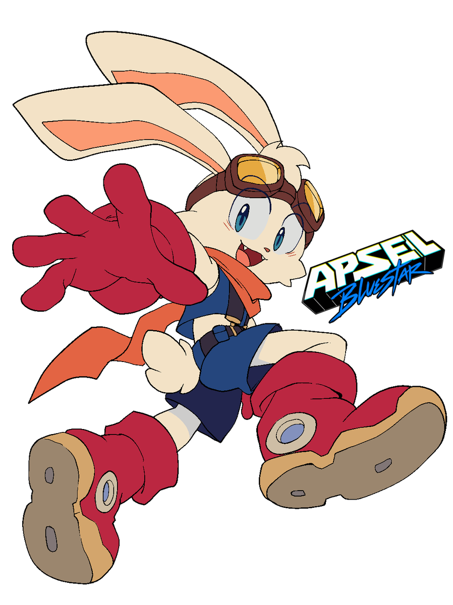 Apsel_Arts's tweet photo. Refined by rabbit boyo's design more. I thiiink he's pretty much perfect now https://t.co/HhklHuNEpr