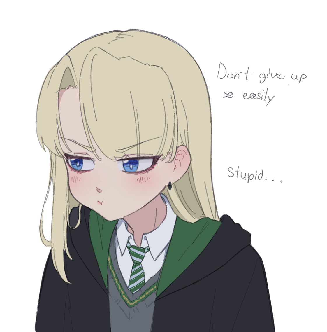 shirakawafel's tweet photo. Unfortunately, Malfoy played herself https://t.co/gulAWCapQW