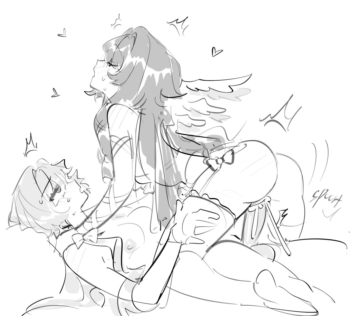 pinklatti's tweet photo. [snbn] doodles dump https://t.co/4ODN2ouXwT