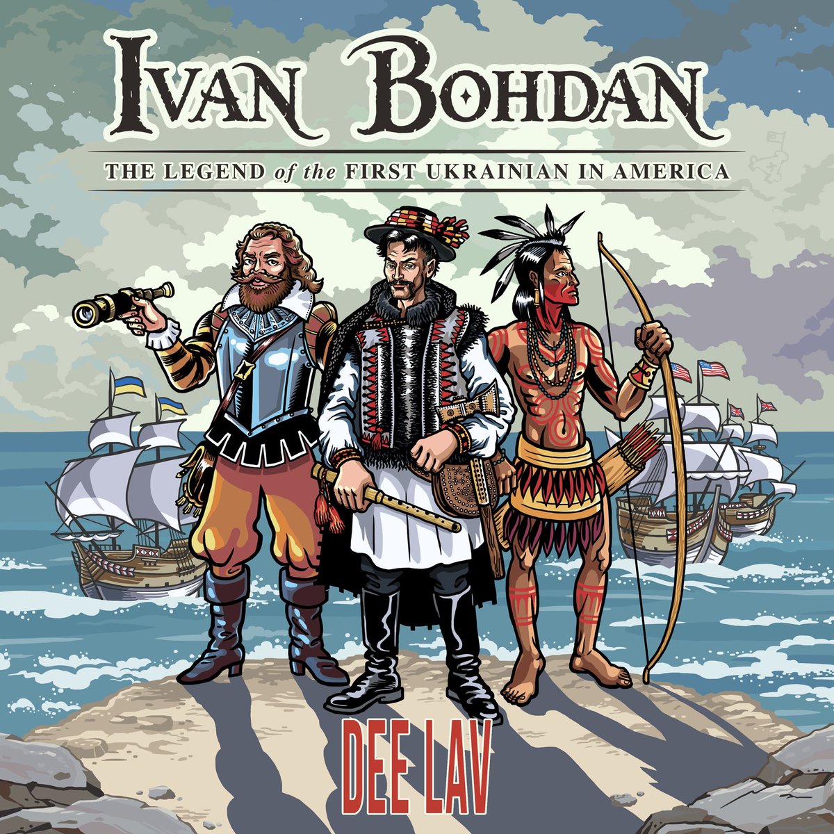 DeeLavMusic's tweet photo. #FELLAS! Morning from Kyiv! Has anyone here already listened to my new single - a mix of punk rock and Ukrainian folk instruments - #IvanBohdan (The Legend of the First Ukrainian 🇺🇦 in America 🇺🇸)??? What do you think?😃 https://t.co/zxAA2xIu4V