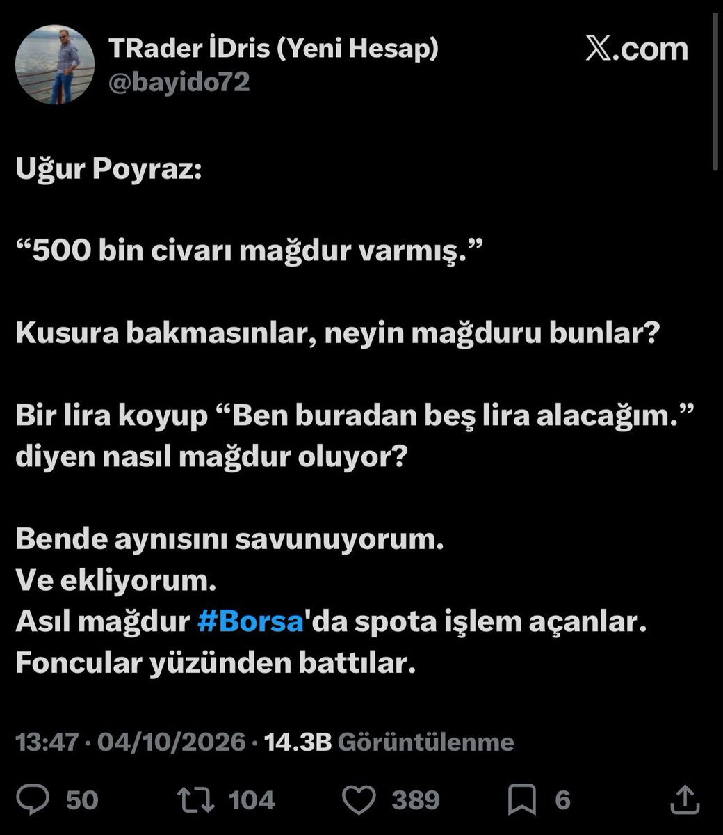MagdurFon's tweet photo. Şu ana kadar hissecilere acıyordum ama bundan sonra kimseye acımak yok.

Hissecilerin gündemde etiketini görürseniz üç noktaya basıp spamlayın.

Asıl kumarbaz kendileri. Spot piyasada kendi iradeleriyle mal alıyorlar sonra bizi suçluyorlar! Herkes paylaşsın.

#AnaParaÖdemeTarihi https://t.co/Oi1SGTYTxZ