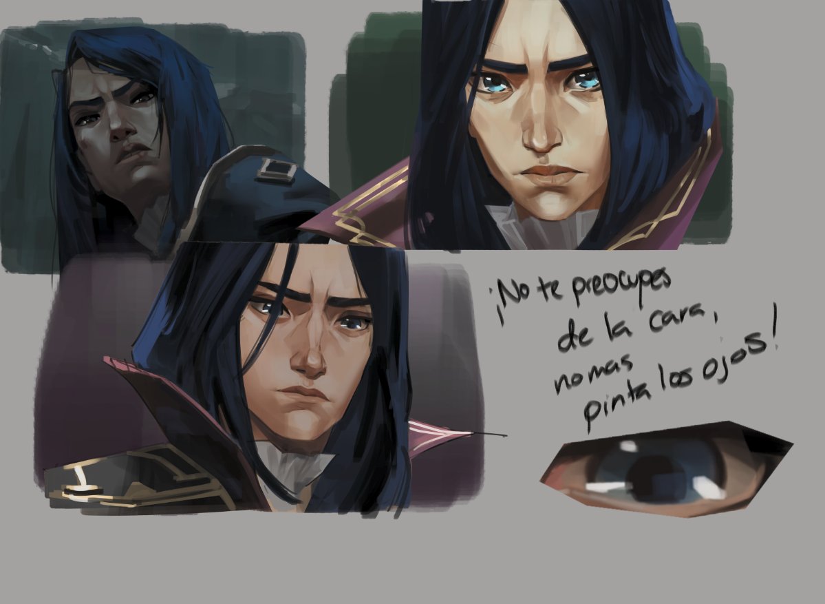 moon_caprice's tweet photo. @pinalex48_jon @_cheskkk_ no esta tan dificil, yo digo que estudias una escenas de arcane y trata de hacer estudios de pintar los ojos en la misma manera. Esta muy divertido! 

(lo siento si me espanol esta un poco roto) https://t.co/RLSCsQfczZ