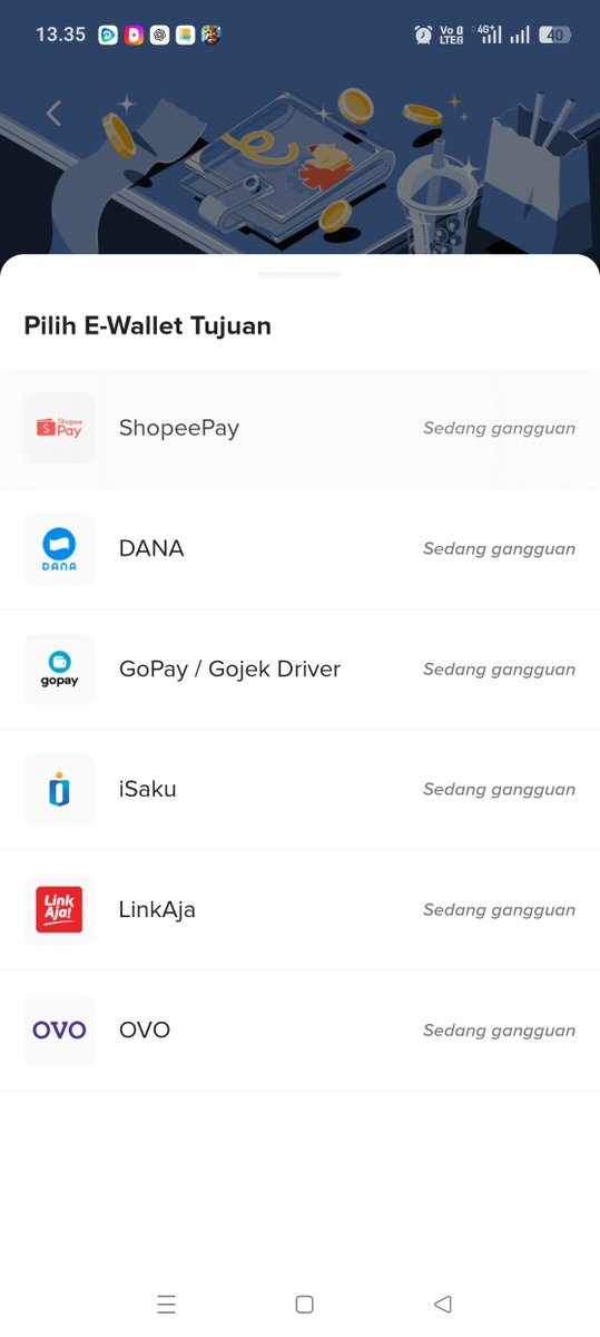 SAGA_k1ng's tweet photo. @flip_id Mau Top Up gopay, Grab OVO buat transportasi juga belum bisa-bisa udah 3 hari ini saya coba https://t.co/SczMrXz6J0
