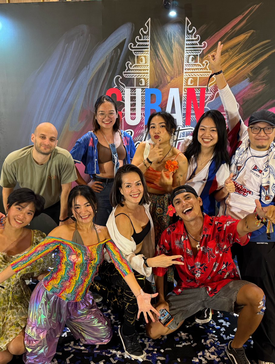 LiizzPerez's tweet photo. Hush &amp; Nuno in their element, surrounded by Cuban dance lovers. The Vietnamese crew made a lasting impression this year. Grateful for friends, family, and another amazing ODAC event. https://t.co/ufxLWlRYZl