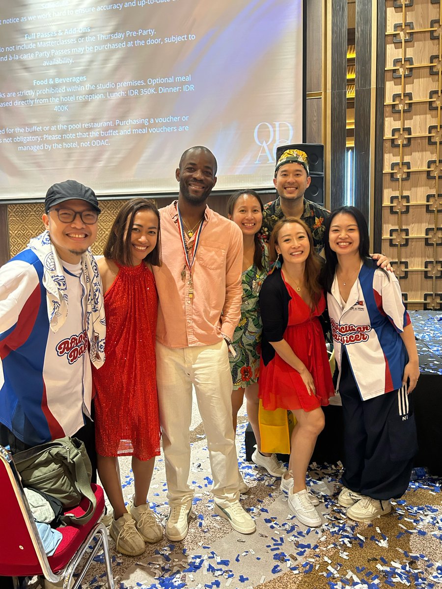 LiizzPerez's tweet photo. Hush &amp; Nuno in their element, surrounded by Cuban dance lovers. The Vietnamese crew made a lasting impression this year. Grateful for friends, family, and another amazing ODAC event. https://t.co/ufxLWlRYZl