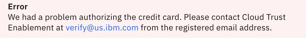 GachauJK's tweet photo. @coursera @coursera I have a problem creating IBM account for SQL DB practice. and am getting this error https://t.co/gs7Tb6uRMl