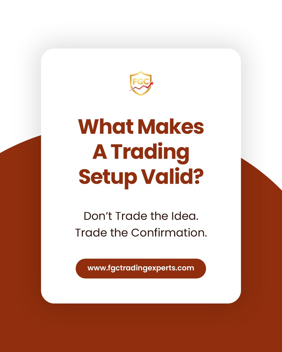 FGCTradingv3x's tweet photo. What makes a trading setup valid? 👇
Key levels, confirmation, confluence &amp; risk management.
A setup is about having a clear process-not chasing predictions.
🧵 Here’s the framework.

https://t.co/h798PCkqoL

https://t.co/puBSJDUK2M

#TradingEducation #ForexTrading #xauusd #trade https://t.co/5o6oA8UUZX