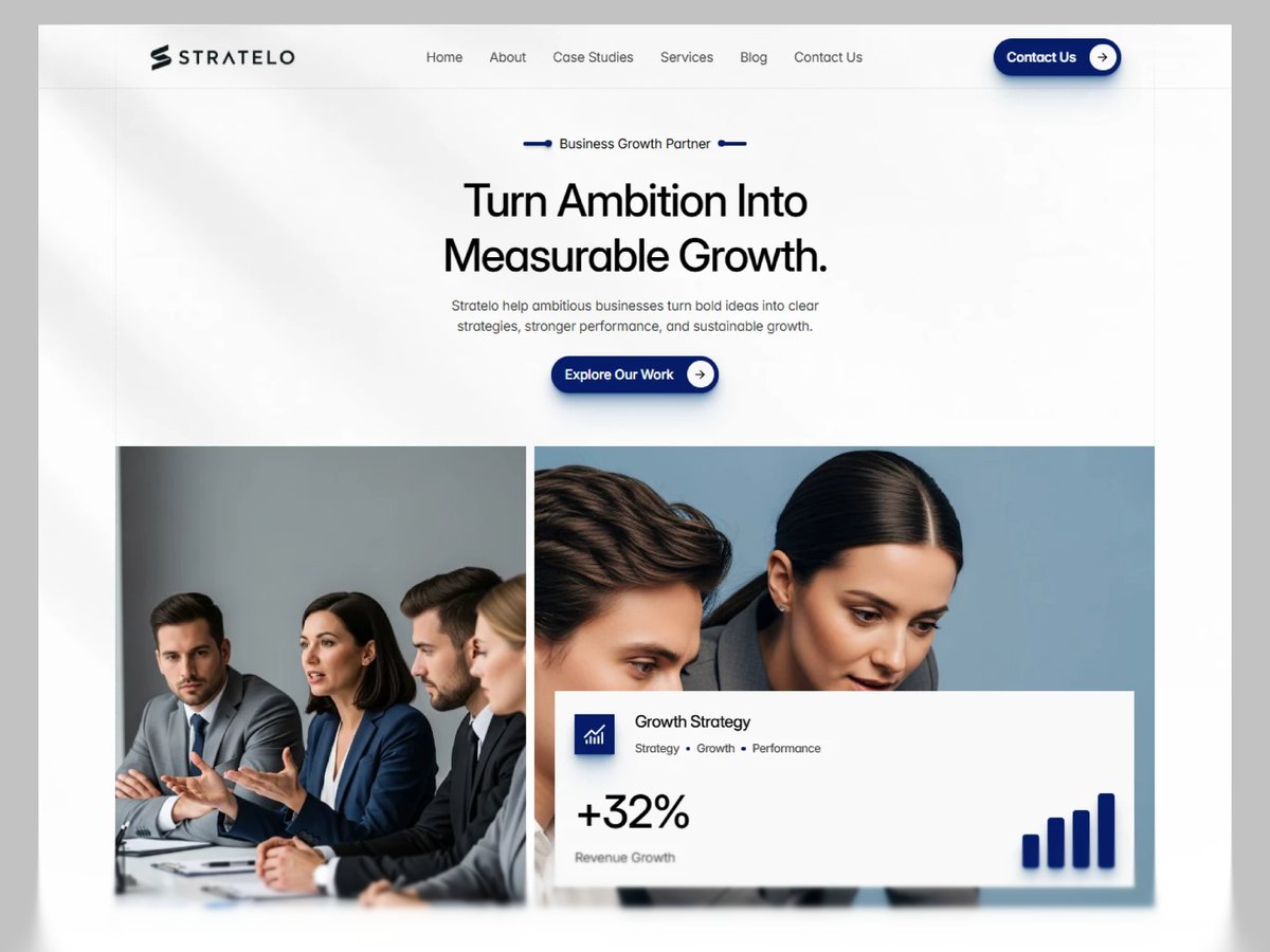 faheemdesign02's tweet photo. Hero Section Design For Business Growth And Consulting Website🔥 https://t.co/2XiGTUrek3