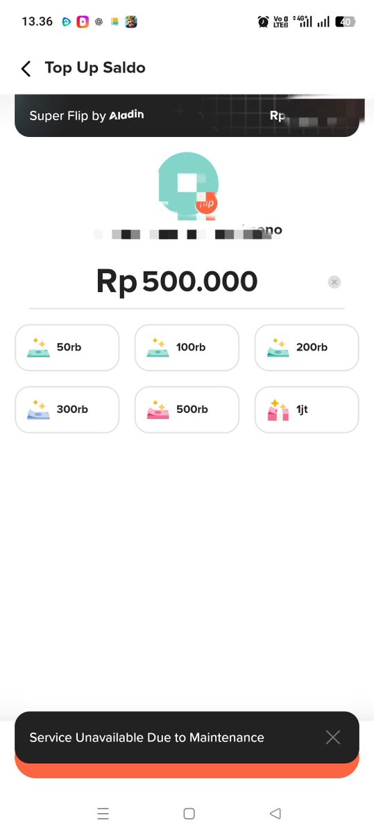 SAGA_k1ng's tweet photo. @flip_id Mau Top up sado flip pun belum bisa-bisa https://t.co/FXjE8Qn1l2
