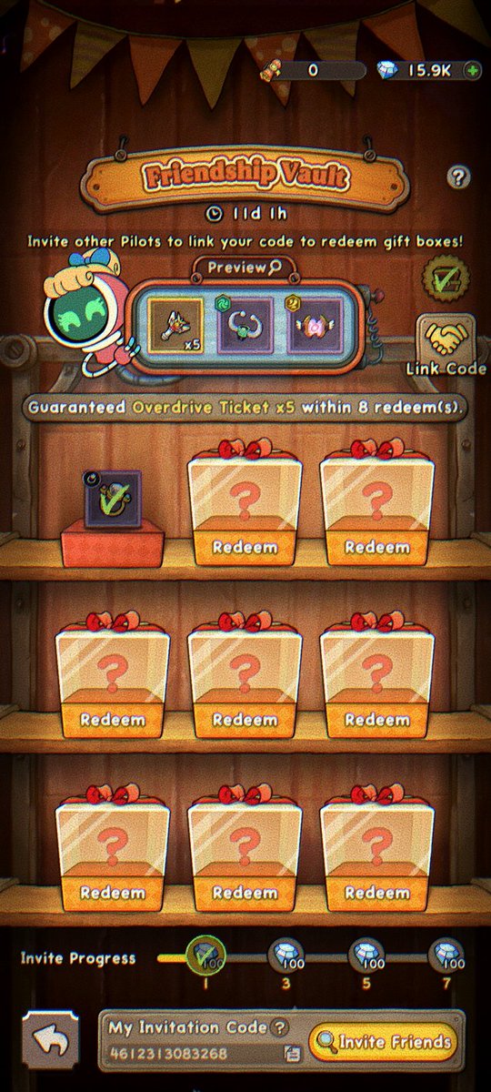 AbroryAditia's tweet photo. @Yoshitomo5150 ACECRAFT is giving away Recruit Tickets and Pilots for FREE! Enter my invitation code 4612313083268 https://t.co/wa0psVykEg