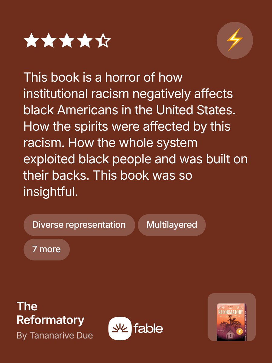 yorit1's tweet photo. A horror book set in 1950s Jim Crow Florida with the horrors of institutional racism. This was so eye opening.
4.25 ⭐
#booktwt https://t.co/Qf4y12gs9l