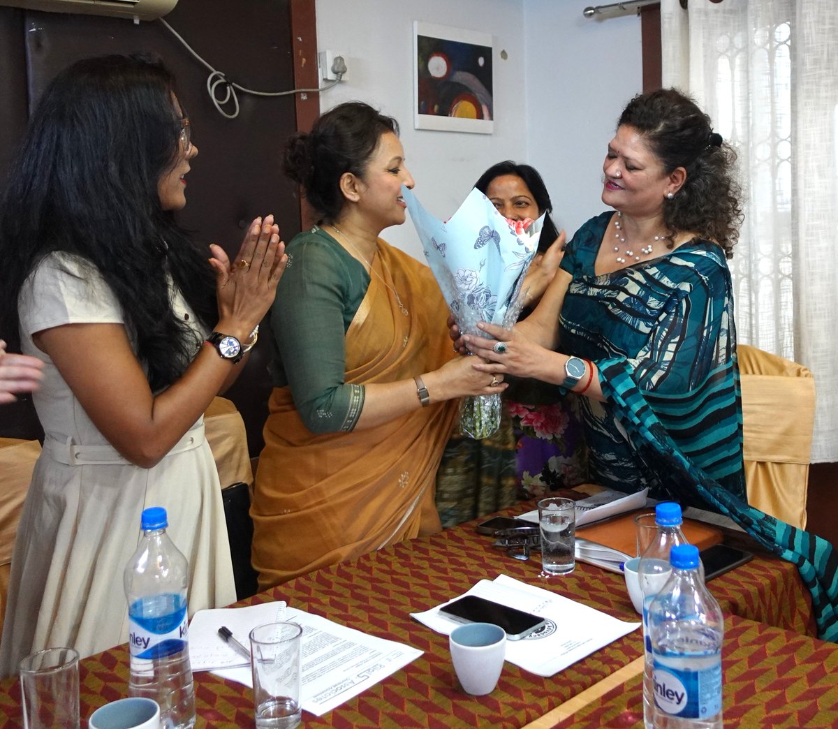 MagNepal08's tweet photo. MAG Nepal’s 20th Annual General Meeting successfully concluded
We warmly congratulate the Newly Elected Executive Committee led by President Ms. Samjhana Ban, and extend our sincere appreciation to Past President Ms. Anita Bindu for her valuable leadership and continued support. https://t.co/w1B64Xje9L