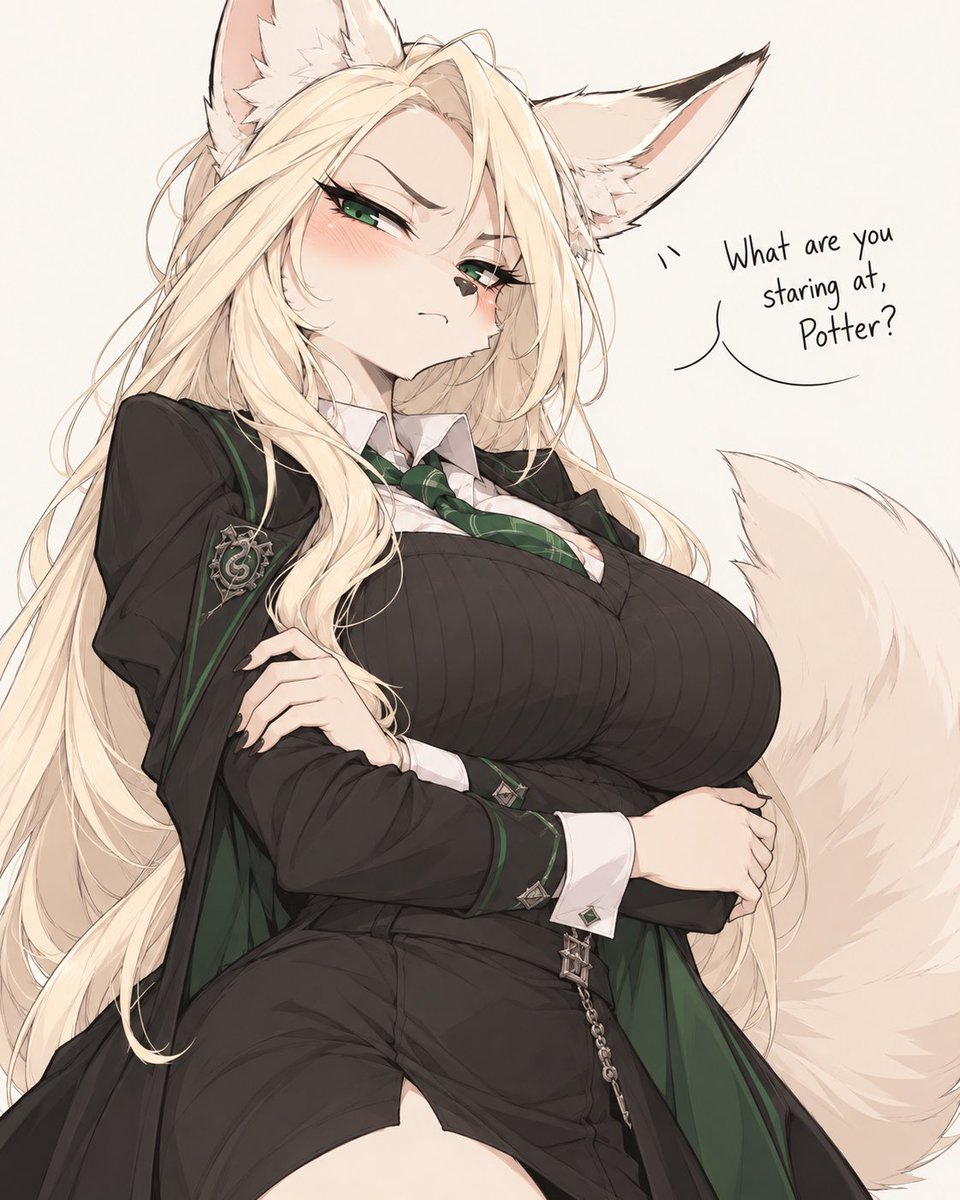 AnthroAllure's tweet photo. What are you staring at, Potter?

#Malfoid https://t.co/Lo99ZF4jwC