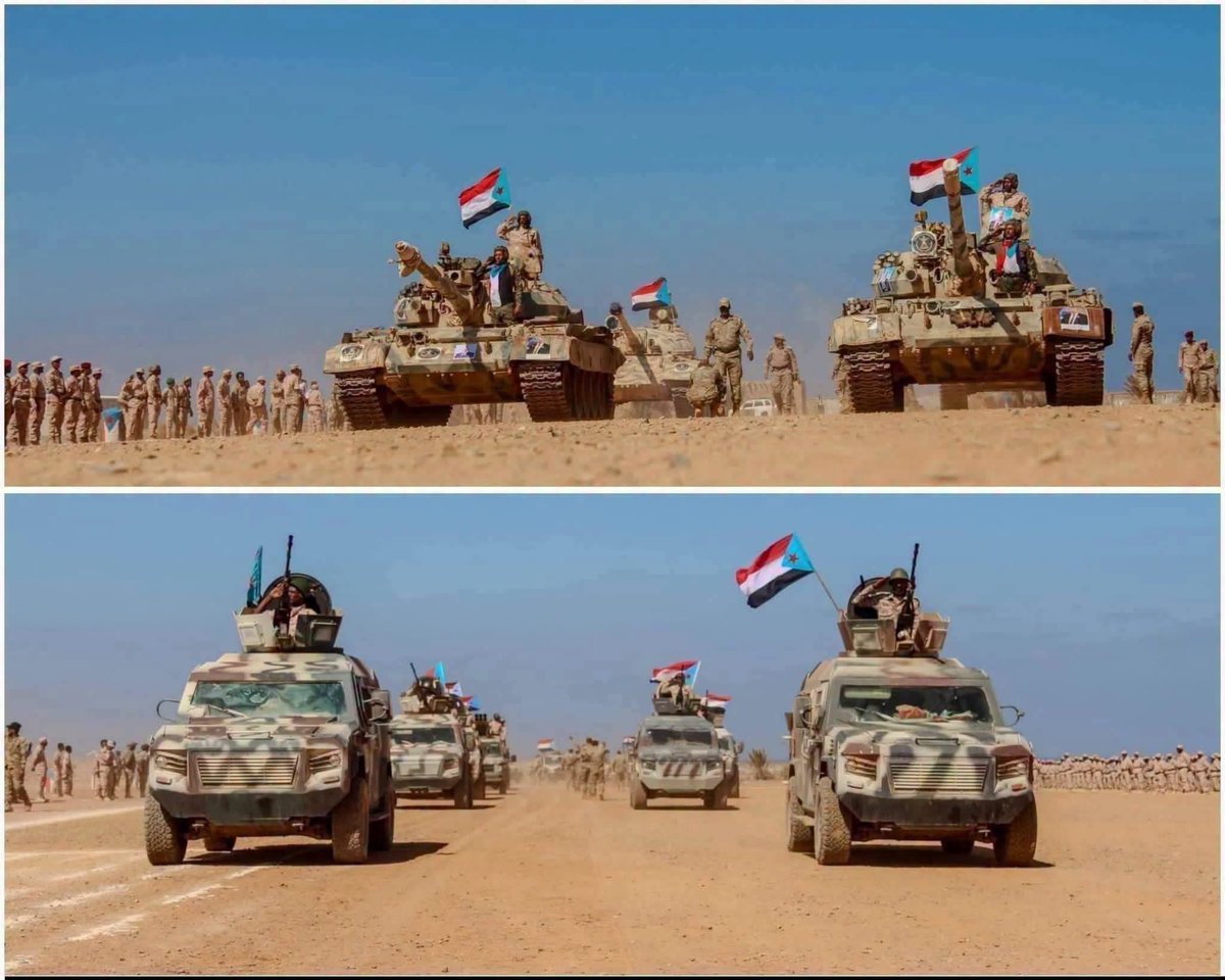 hussein_bn_atef's tweet photo. النفير العام للقوات المسلحة الجنوبية 
تجهيز 25 لواء جاهزه بكامل عتادها المجلس الانتقالي الجنوبي يحرك قواته للدفاع عن الجنوب https://t.co/9b2JI46HHu