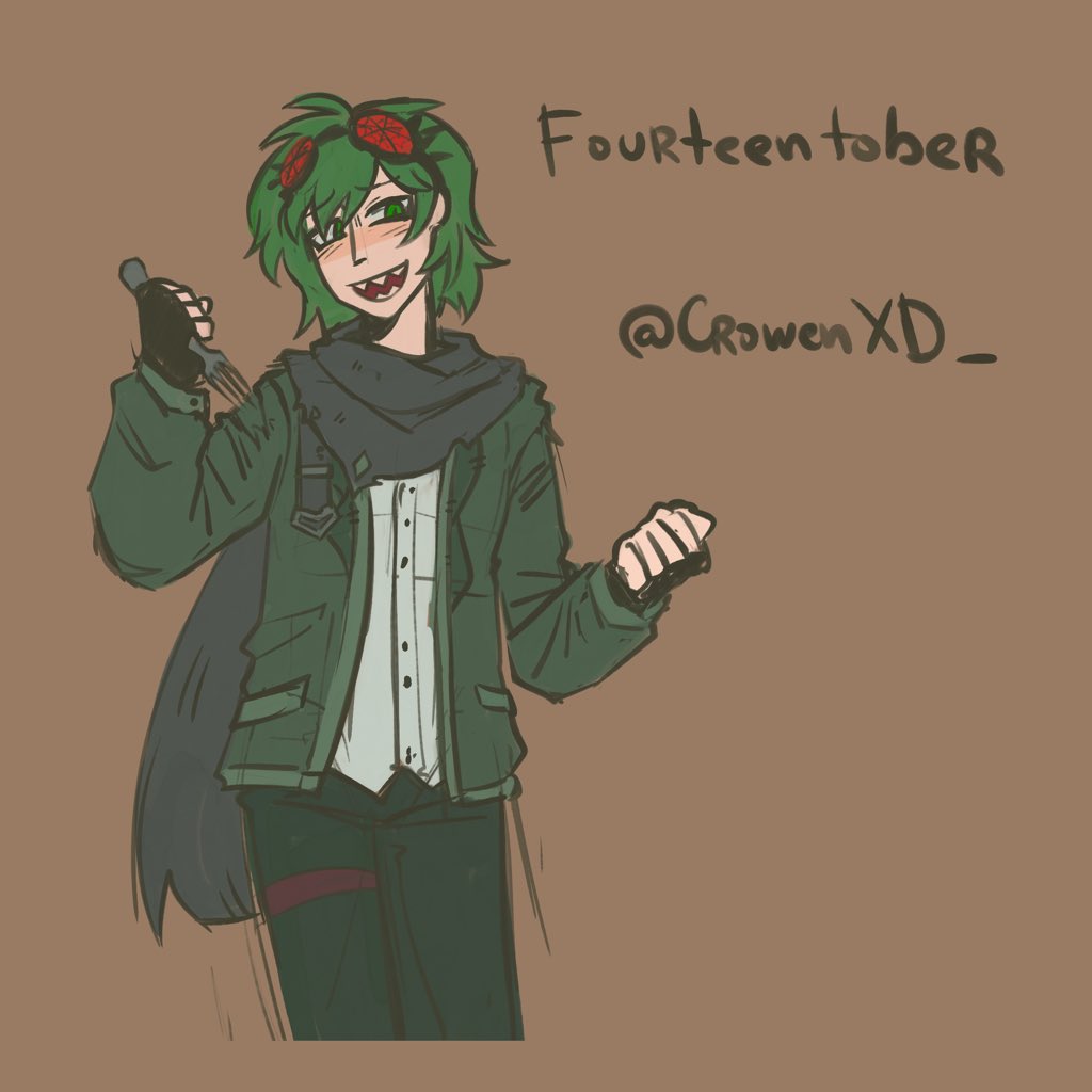 nebouxii_sula's tweet photo. #fourteentober 5 and today we have @CrowenXD_ https://t.co/iEcrpm8Cat
