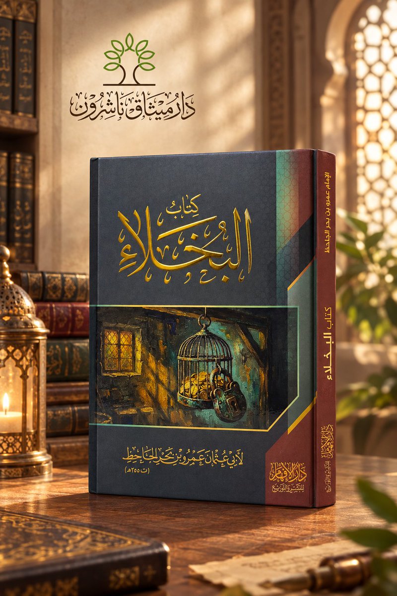 darmethaq's tweet photo. كتاب #البخلاء
تأليف #الجاحظ

قصص ونوادر ساخرة تكشف أحوال البخلاء، وتمزج بين الأدب والفكاهة والنقد الاجتماعي، في تصوير بديع للحياة في العصر العباسي.
كتاب يجمع الأدب، والفكاهة، والنقد الاجتماعي في أسلوب الجاحظ البديع.

رابط الشراء https://t.co/qv8vAIkItV https://t.co/FDVSBduI5W