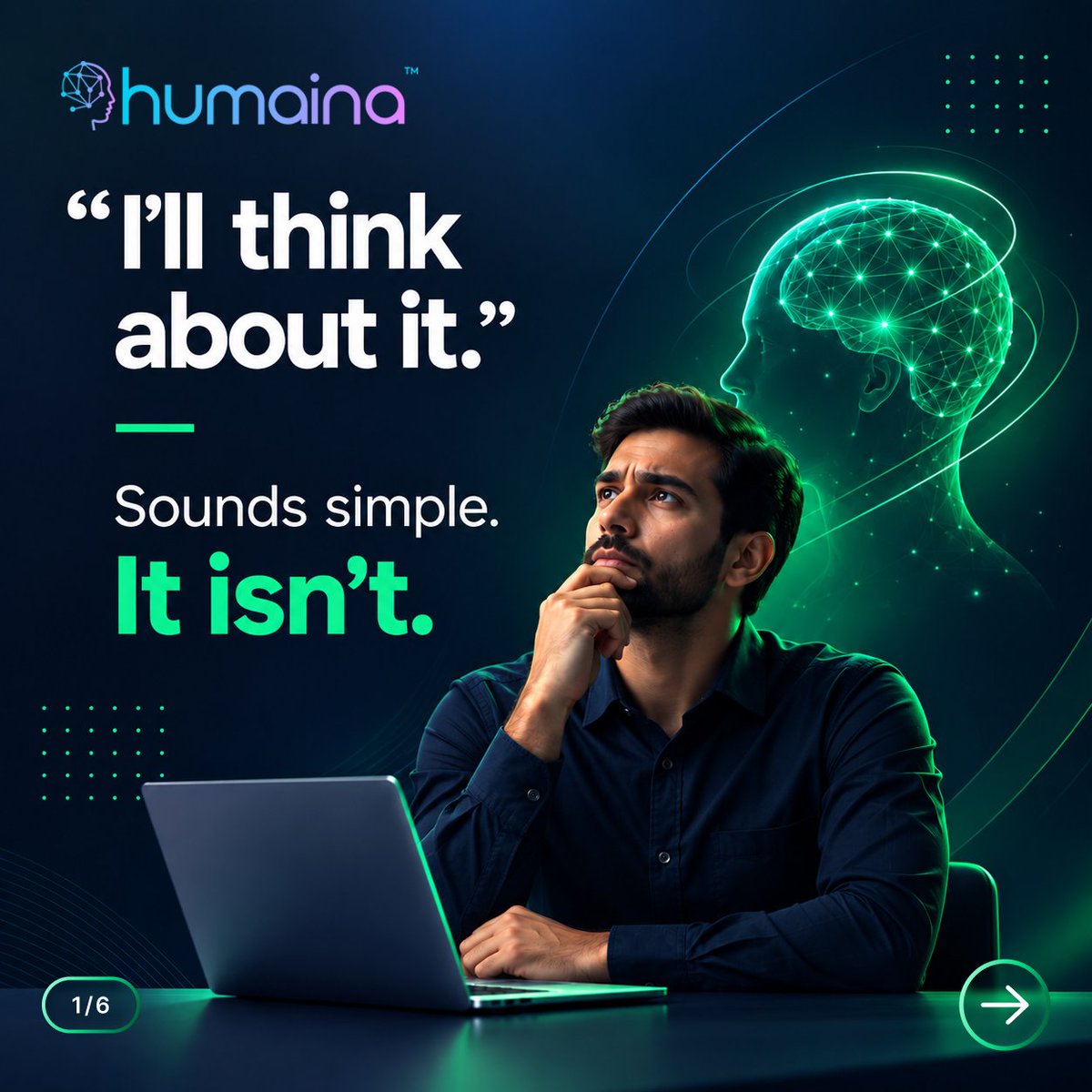 ipangram's tweet photo. The words are simple. The intent isn't.

Understanding customer hesitation can unlock better conversations and more conversions. 🎯

#BuyingBehavior #CustomerInsights #Humaina™ https://t.co/h46GHCSKhH