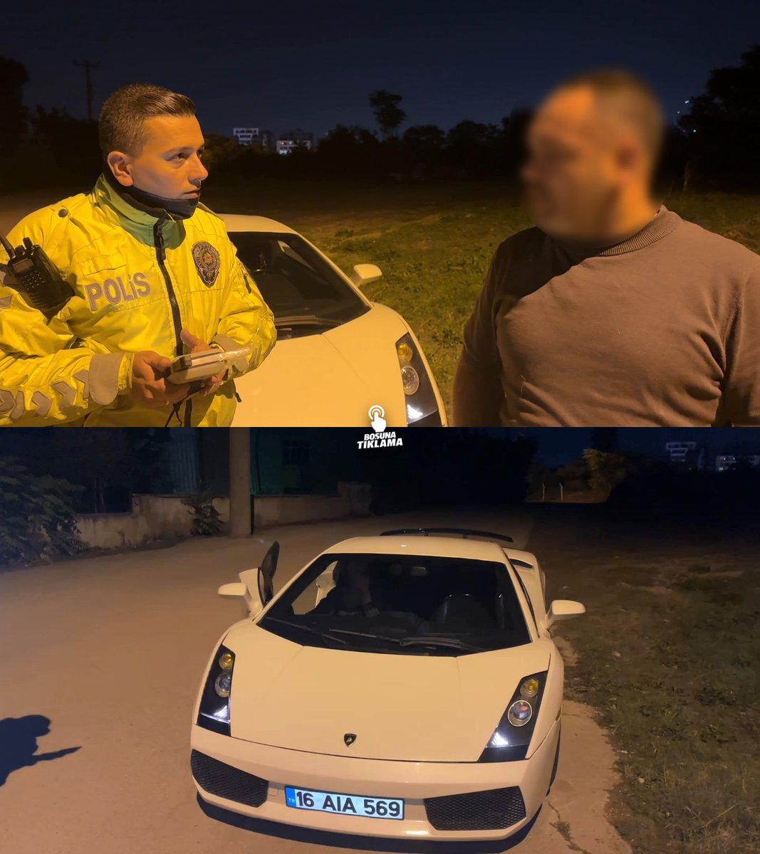 bosunatiklama's tweet photo. Bursa'da bir motor ustası, alkol denetimini görünce 10 milyon TL'lik lüks aracını bırakıp kaçtığı çalılıklarda uyuyakaldı.

"Uyuyordum ya, horladım mı?" https://t.co/q9EU1toYRO