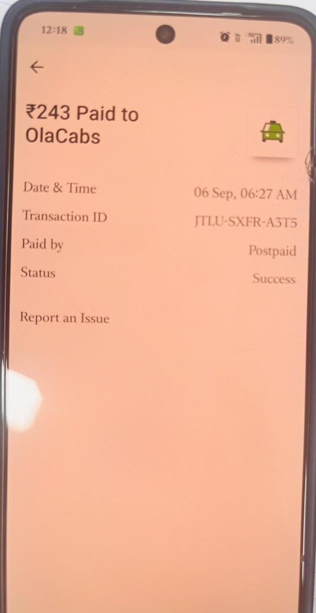 Altruistic97's tweet photo. @ola_supports Already paid in cash and driver was came with other vehicles still I accepted.
And suddenly showing postpaid amt due.
And share your customer care no as well https://t.co/5MbnUk51FW