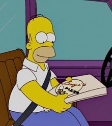 Simpsonitee's tweet photo. Luigi’s pizza > Domino’s https://t.co/F1waLaQa0G