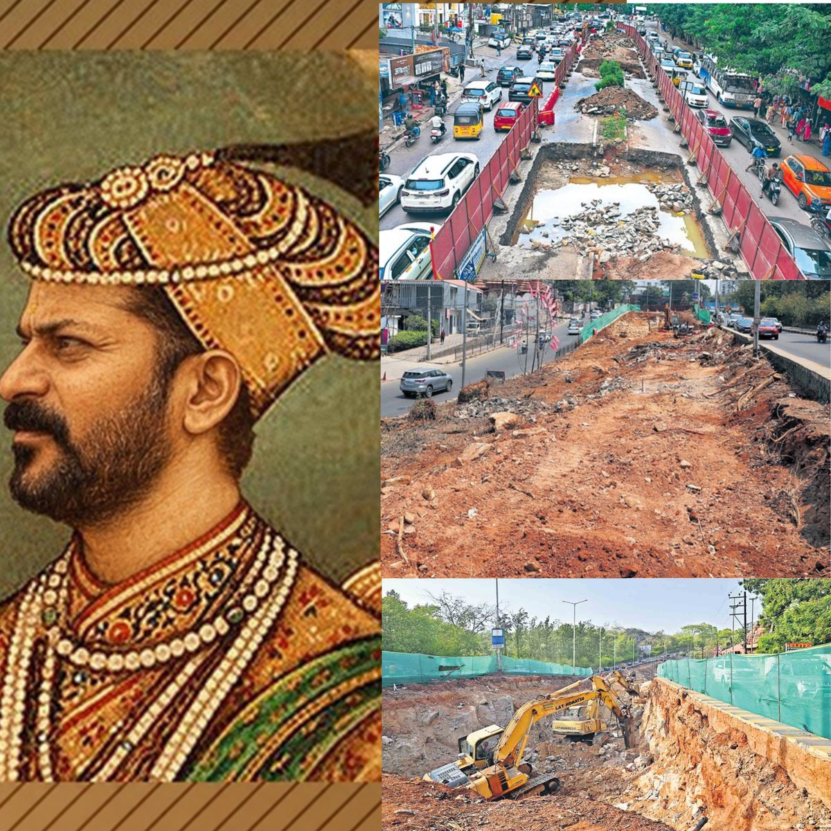 Krishank_BRS's tweet photo. Tughlaq cut the Green Trees at KBR,
Tughlaq dug the Roads,
Now Tughlaq scrapped the Project 🤷🏽‍♂️🤷🏽‍♂️ https://t.co/wKxuikjywy