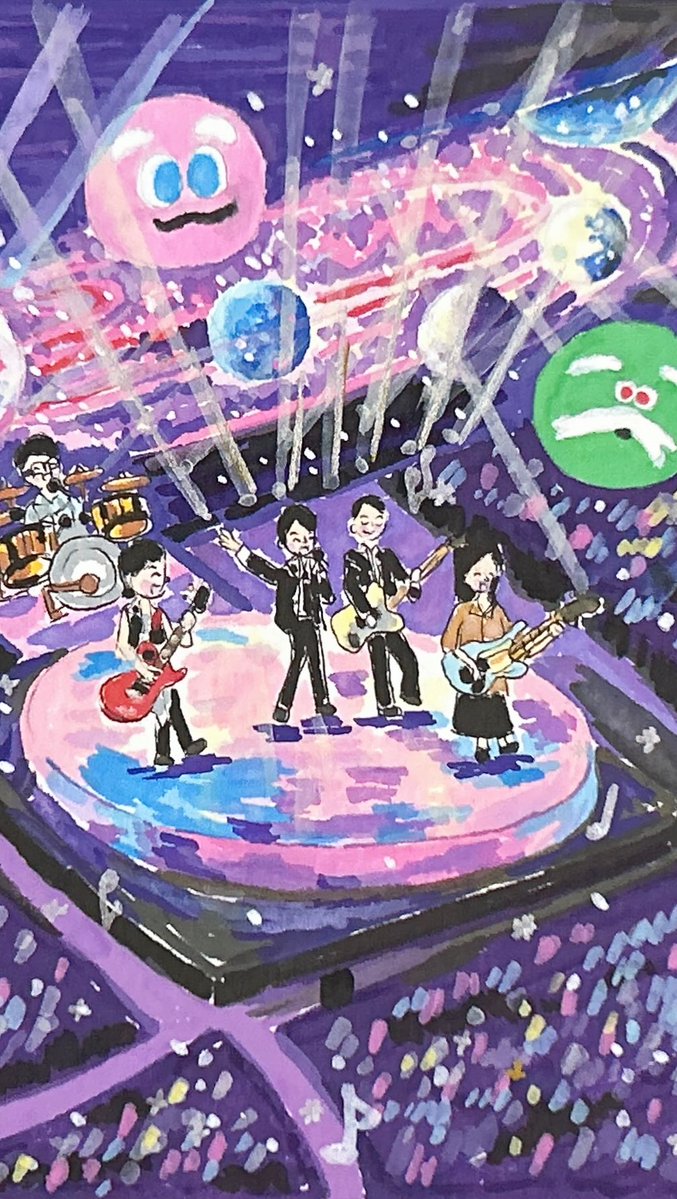 melolozano's tweet photo. 謝謝朋友讓我第一次走進五月天演唱會。舞台、燈光與音樂都美得讓人想畫下來。

從學生時代聽「乾杯」、分享「頑固」，到今天現場聽了四個半小時，原來這就是緣分。 https://t.co/O8GqKjIwkA