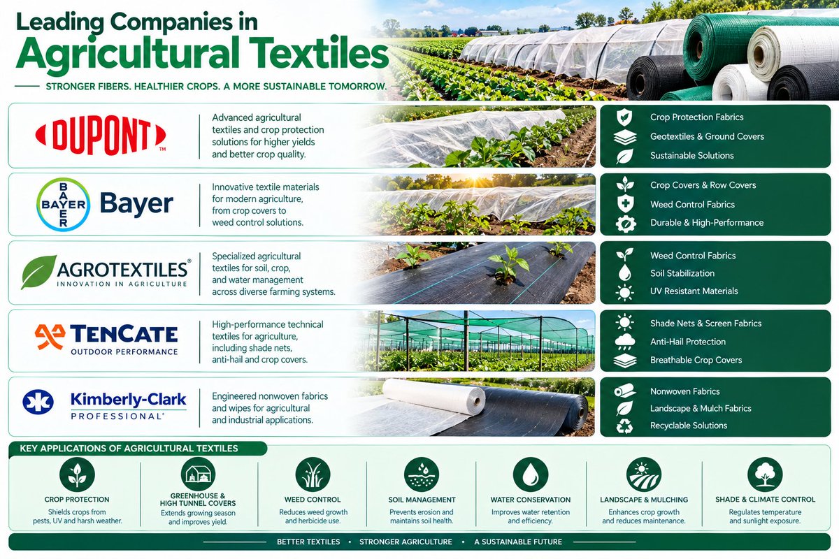 SRITrendSight's tweet photo. Agricultural Textiles Industry : Precision farming and sustainable crop protection accelerate market growth through 2036
Explore:https://t.co/v1KgF0OfQG

#AgriculturalTextiles #AgriTextiles #AgriculturalFabrics #AgroTextiles #CropProtectionTextiles #AgriculturalNets #ShadeNets https://t.co/ZYBYvXw7tm