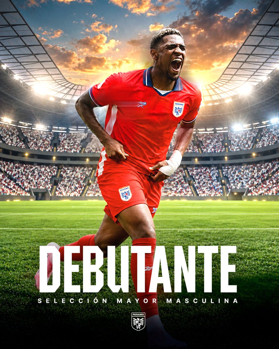 fepafut's tweet photo. ¡DEBUT DE JOSUÉ VERGARA 🇵🇦! 

Hoy hace su debut con #PanamáMayor🇵🇦 Josué Vergara ante Ecuador 🇪🇨. 

¡Felicidades Josué🇵🇦! 

#MareaQueLate🇵🇦 https://t.co/UMmIADsjMh
