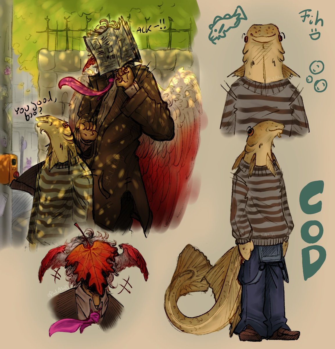 D3ad_Al1enX3's tweet photo. Fishluck duo!! Modern au me and my friend have been cooking up this Oct writing challenge, I really love them
#fishluckduo #codmaster14 #eggchanfanart #unstableuniverse https://t.co/APUuKEP50F
