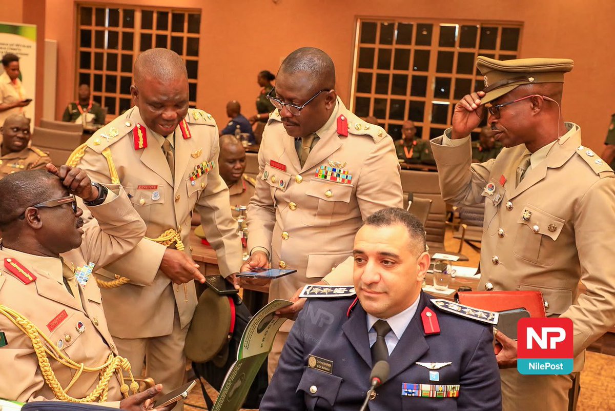 nilepostnews's tweet photo. The inaugural Conference of Chiefs of Defence Forces on Military Operations Other Than War is currently underway at Speke Resort Munyonyo under the theme, “Strengthening Adaptive Noncombatant Military Response to Emerging Complex Security Threats in Africa.”

📸 @francis_isano 

#NilePostNews