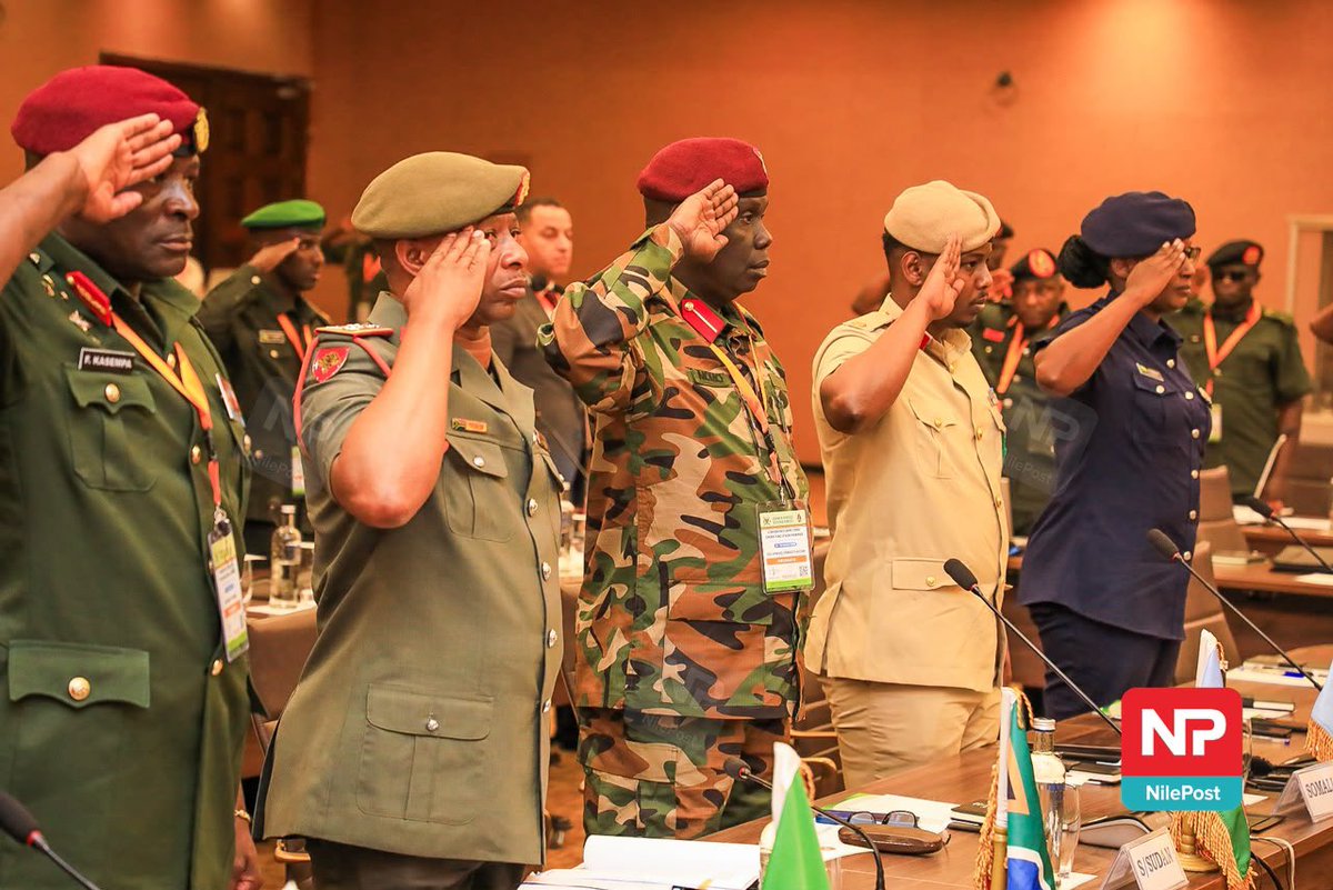 nilepostnews's tweet photo. The inaugural Conference of Chiefs of Defence Forces on Military Operations Other Than War is currently underway at Speke Resort Munyonyo under the theme, “Strengthening Adaptive Noncombatant Military Response to Emerging Complex Security Threats in Africa.”

📸 @francis_isano 

#NilePostNews