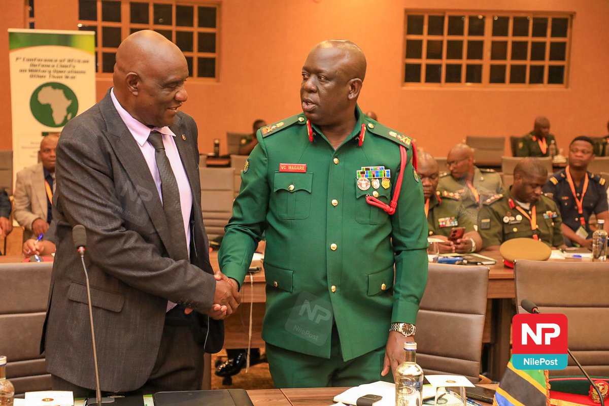 francis_isano's tweet photo. The inaugural Conference of Chiefs of Defence Forces on Military Operations Other Than War is currently underway at Speke Resort Munyonyo under the theme, “Strengthening Adaptive Noncombatant Military Response to Emerging Complex Security Threats in Africa.”

#NBSUpdates https://t.co/JKHAxSRA0G