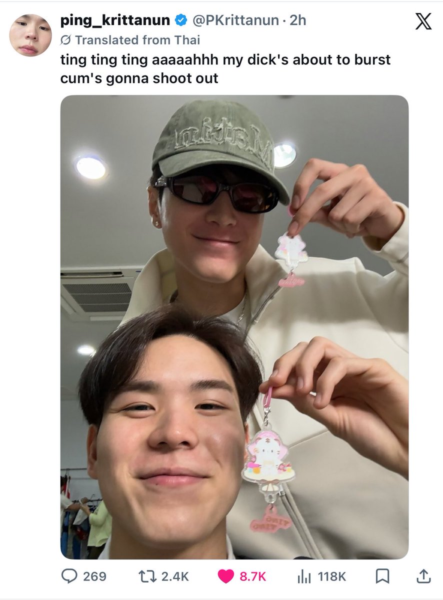 fanboyfiles_'s tweet photo. KRITTANUN???!!! HOLD TOUR HORSES!! @PKrittanun #PingKrittanun #TeshowPing #Tingting #GMMTV https://t.co/LSfnH1GTWZ