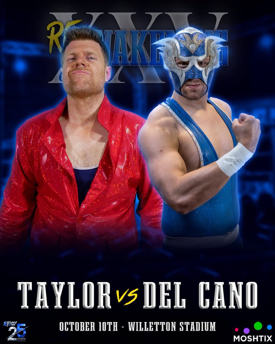 EPWPerth's tweet photo. Jay Taylor faces off with Del Cano in what promises to be an exciting match up! https://t.co/1KgTycdEeP