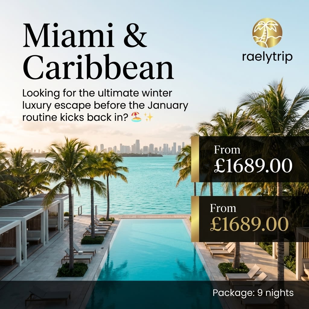 ponchoncha's tweet photo. Escape the January chill with 2 nights in Miami, then a 7-night Caribbean cruise on Icon of the Seas. Departing London Heathrow 14 Jan 2027. From £1, 689pp. DM “GO” to reserve or comment “INFO” for the itinerary. https://t.co/zayBAGs5a5