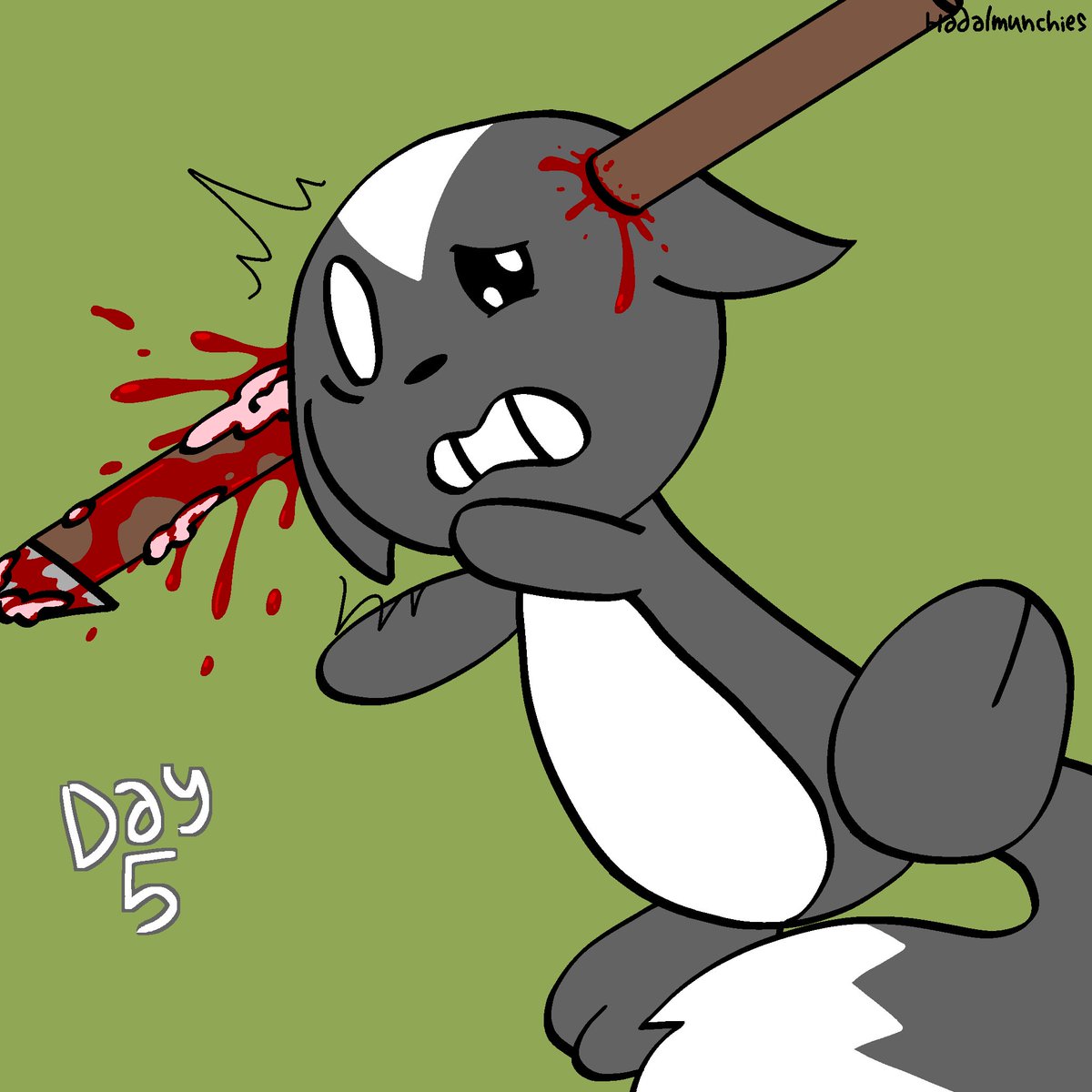 Hadalmunchies's tweet photo. [GORE]
Day 5: brain damage #neopets #goretober2026 #goretober #gore #goreart https://t.co/WDDq7TTJbl