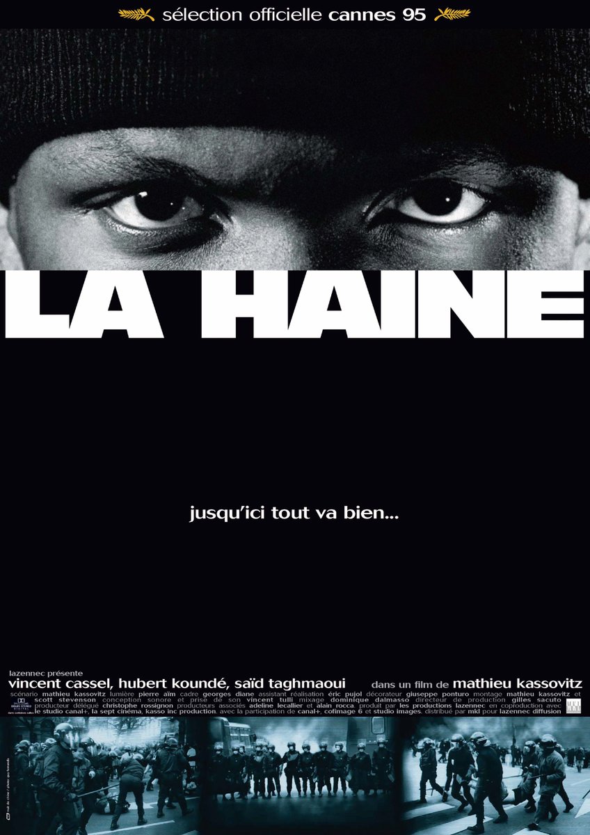 lahaine4k's tweet photo. 🎁95年フランス公開版ポスターが来場者特典に！

『憎しみ 4K』公開を記念して、1995年フランス公開版のポスタービジュアルを使用したA3ミニポスターをプレゼント！
全3種の中から、いずれか1種をランダムで配布します。

📅 10/9（金）公開初日〜
📍配布劇場
ヒューマントラストシネマ有楽町 @htc_yurakucho 
YEBISU GARDEN CINEMA @ygc_minitheater 
キネマ旬報シアター @kinejun_theater 
小山シネマロブレ @CiNEMA_R0BLE 
伏見ミリオン座 @fusimimillionza 
テアトル梅田 @theatreumeda 
京都シネマ @kyotocinema 
シネ・リーブル神戸 @cinelibrekoube 

A3サイズ／全3種／ランダム配布

※絵柄はお選びいただけません。
※数量限定・先着順。なくなり次第終了となります。