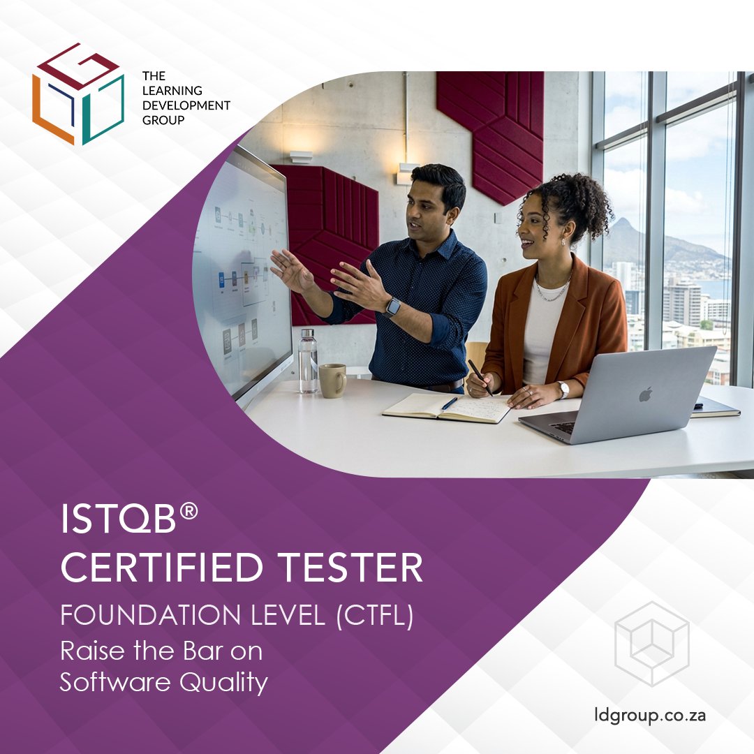 TheLearningDev1's tweet photo. Build testing excellence with the ISTQB® CTFL programme: live virtual training in defect management, test analysis and risk control. SASTQB accredited. Starts 30 September 2026. https://t.co/rLhkM9V76G 
#SoftwareTesting #ISTQB #QualityAssurance #TechLeadership https://t.co/1rLKMqp65B