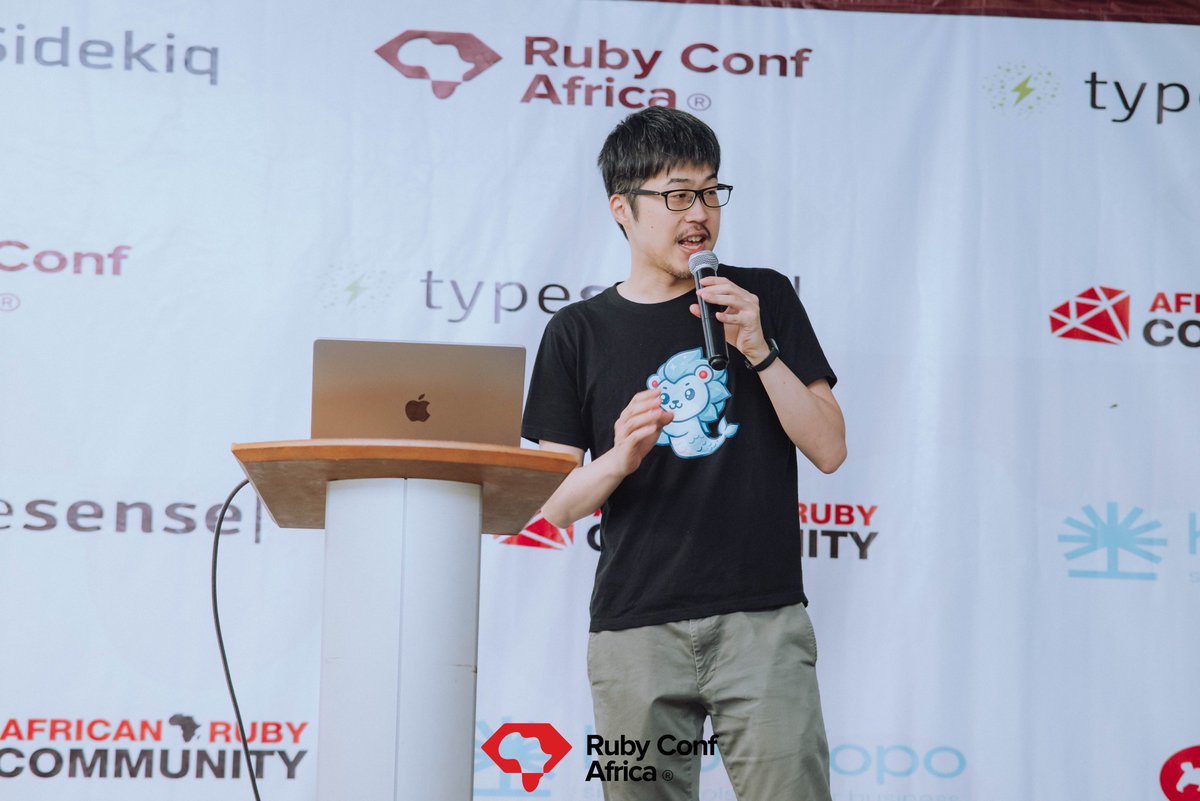 NairubyKE's tweet photo. What if learning Ruby was also about learning how to think about programming?
@okuramasafumi , founder of Kaigi on Rails, creator of Alba,
takes us through Ruby for Complete Beginners.
Full session drops tomorrow.
#RCA2026 #RubyConfAfrica2026 #ARC #NairobiTech #Africanruby https://t.co/RV6LaXUAv5